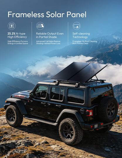 STAR 495 Watt Solar Panel Frameless