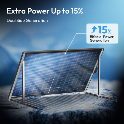 STAR 400 Watt Bifacial Solar Panel 2PCS 200W