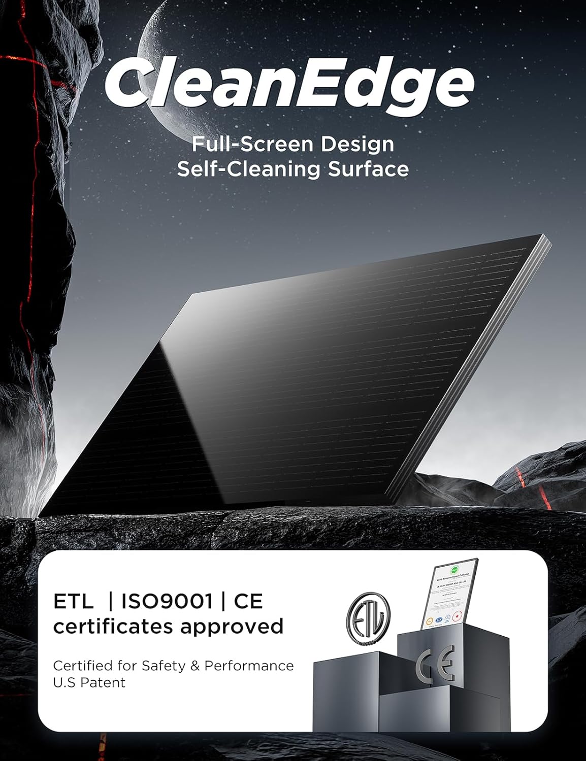 STAR 100 Watt Solar Panel Frameless