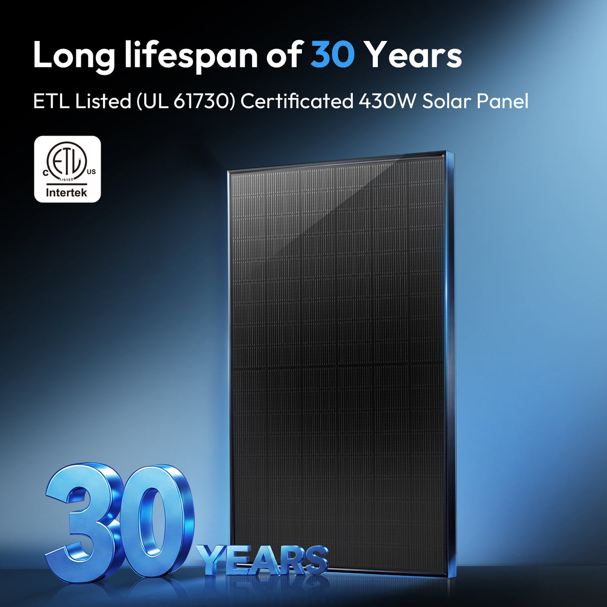 STAR 430 Watt Bifacial Solar Panel
